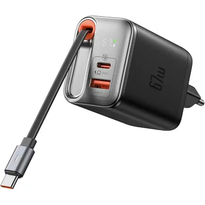Mcdodo CH-4100 67W GaN Type-c Kablolu Hızlı Şarj Adaptörü Şarj Cihazı