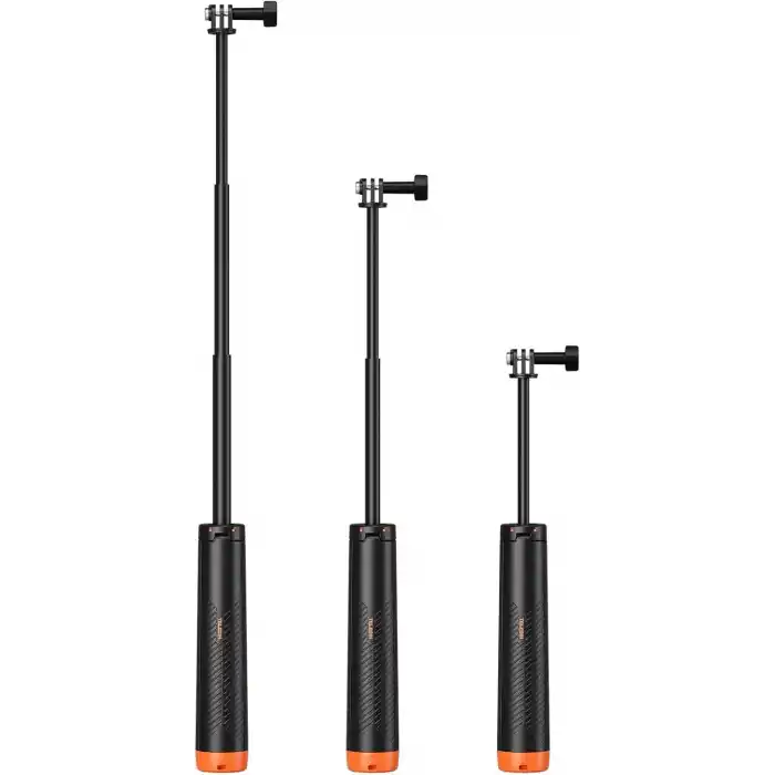 TELESIN Floating Tripod Selfie Stick (GoPro Hero13/12/11/10/9, Osmo Action 3/4/5 Pro Uyumlu Su Altı Selfi Çubuğu)