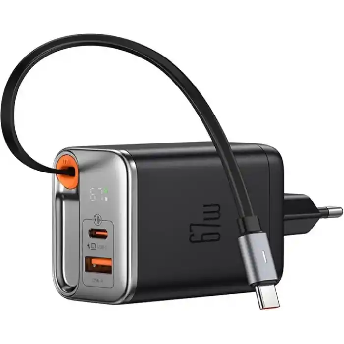 Mcdodo CH-4100 67W GaN Type-c Kablolu Hızlı Şarj Adaptörü Şarj Cihazı