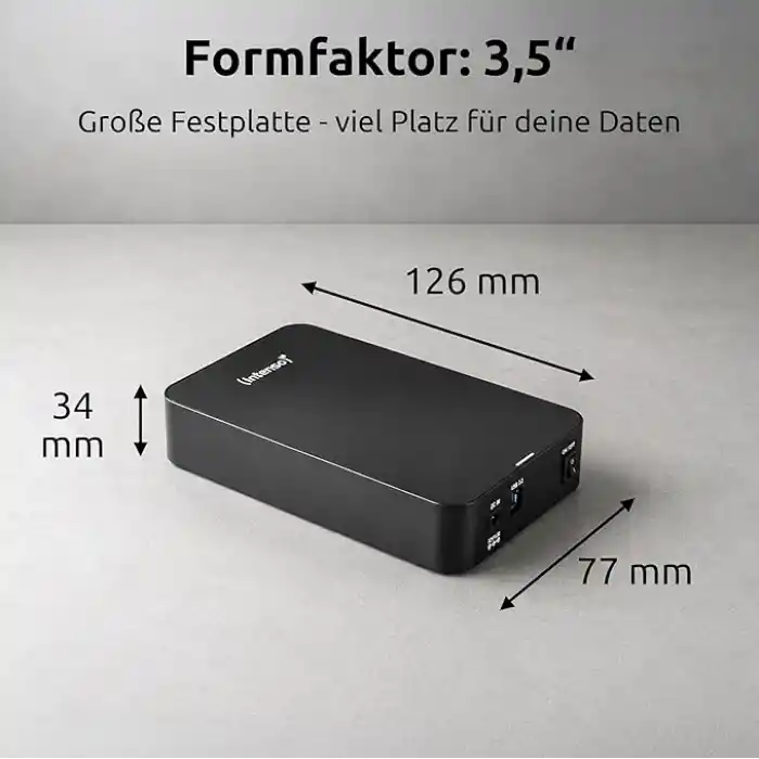 Intenso 3,5 Masaüstü HDD 3.0 8TB Bellek Merkezi