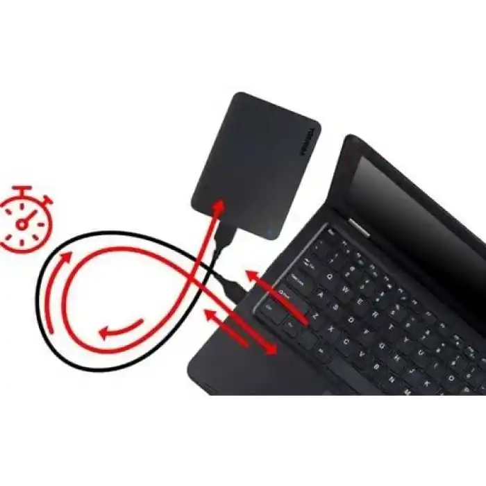 Canvio Basic 2TB 2.5 Siyah Taşınabilir Disk HDTB420EK3AA