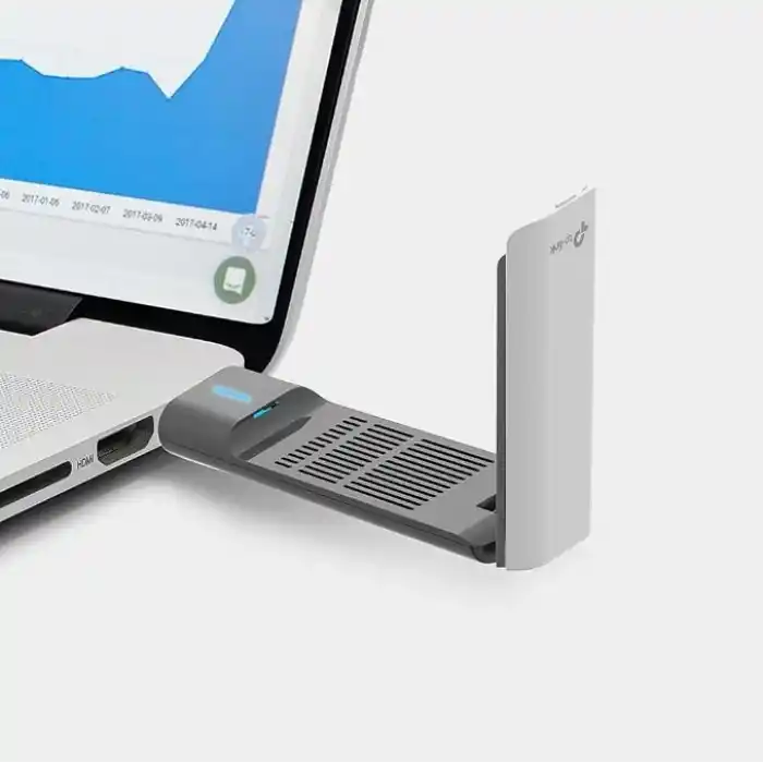 TP-Link Archer TX20UH, AX1800 Yüksek Kazançlı Kablosuz USB Adaptör, 1,2 metre USB 3.0 kablosu, Beamforming Teknolojisi, MU-MIMO, Düşük Gecikmeli Oyun Deneyimi, WPA3, Kolay Kurulum