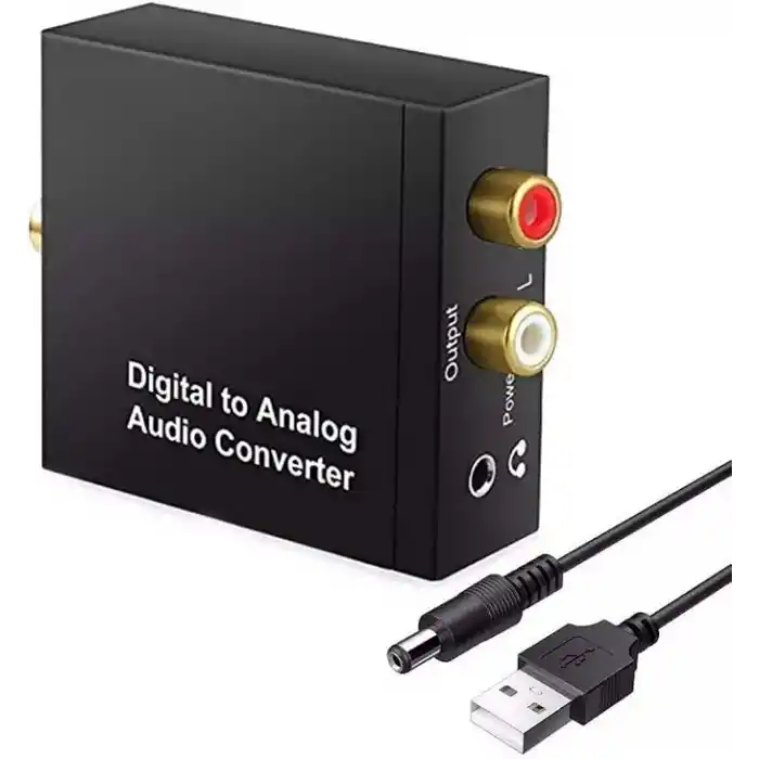 Alfais 5057 Dijital To Analog Optik Ses Tos Çevirici Dönüştürücü Adaptör, 3.5mm