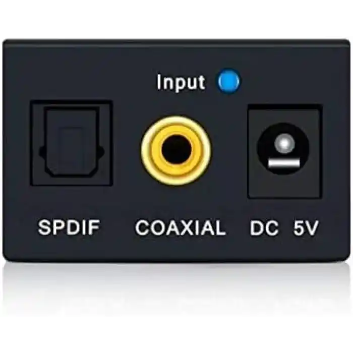 Alfais 5057 Dijital To Analog Optik Ses Tos Çevirici Dönüştürücü Adaptör, 3.5mm
