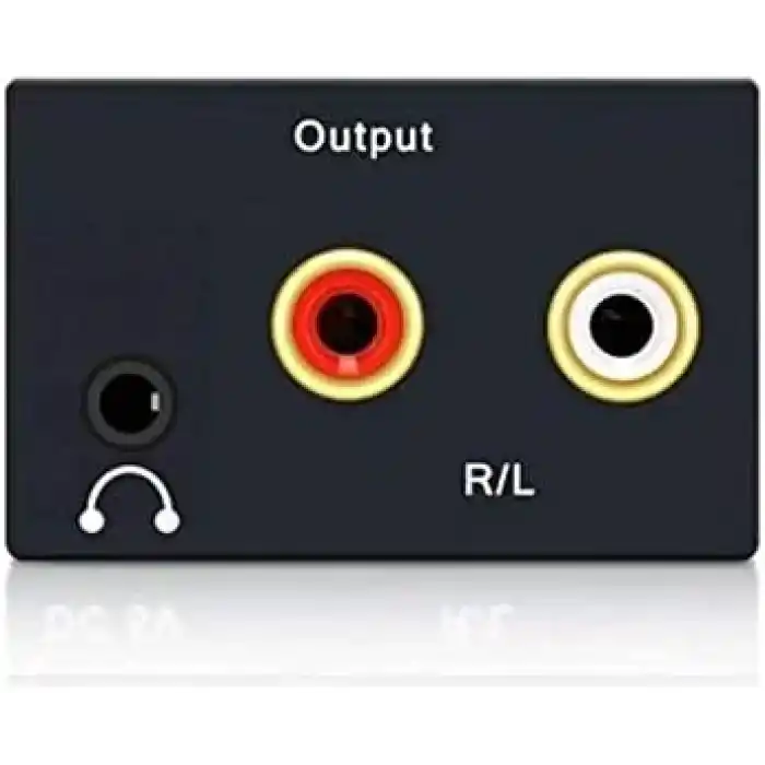 Alfais 5057 Dijital To Analog Optik Ses Tos Çevirici Dönüştürücü Adaptör, 3.5mm