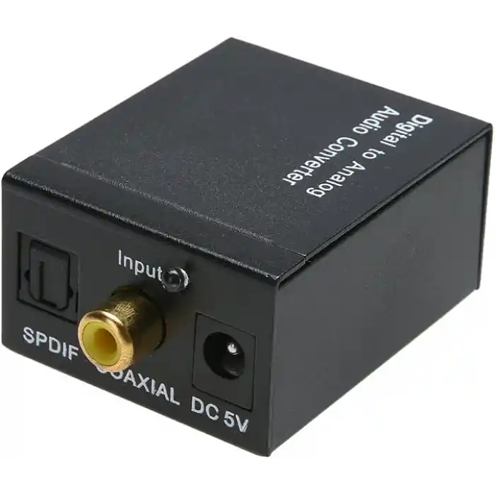 Alfais 5057 Dijital To Analog Optik Ses Tos Çevirici Dönüştürücü Adaptör, 3.5mm