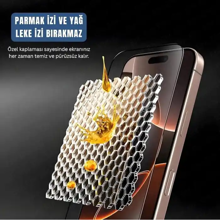 Ehr. iPhone 17 ile Uyumlu Darbelere Karşı Maksimum Koruma Sağlayan ve Kolay Uygulama Aparatlı Hiçbir Şekilide Telefonda Toz Bırakmayan Cam (iPhone 17)