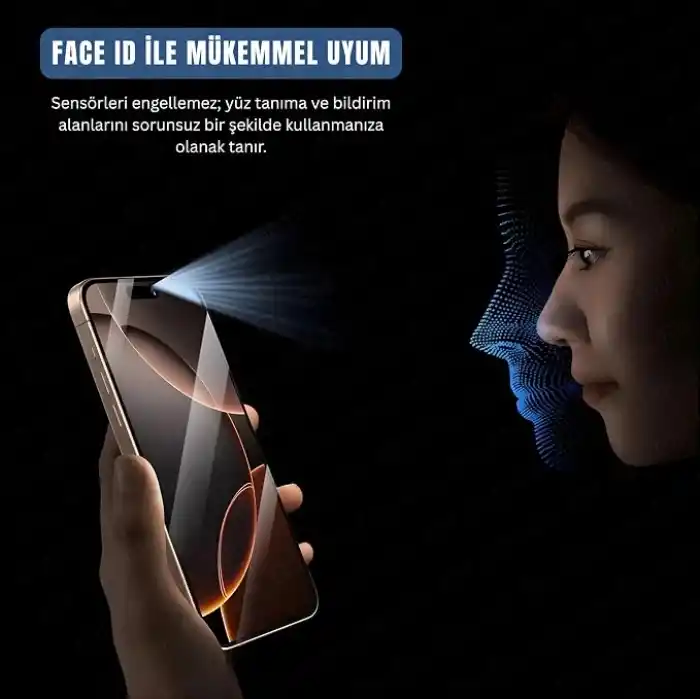 Ehr. iPhone 17 ile Uyumlu Darbelere Karşı Maksimum Koruma Sağlayan ve Kolay Uygulama Aparatlı Hiçbir Şekilide Telefonda Toz Bırakmayan Cam (iPhone 17)
