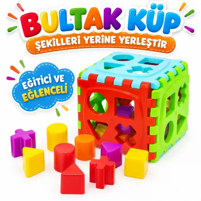 Eğlenceli Bultak Küp Oyuncak 1 Adet
