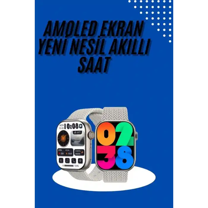 Kol Saat AMOLED Ekran 420 mAh Android iOS Uyumlu (Akıllı Model)