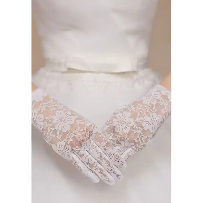Şık Dantelli Eldiven 25 cm Uzunlukta 1 Çift