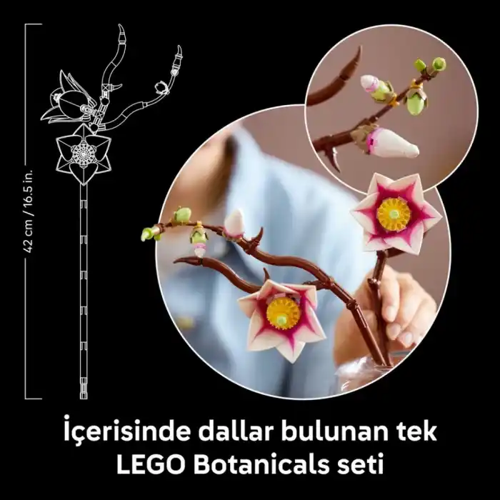 Şık Manolya Dalları 11510 Adet Dekorasyon