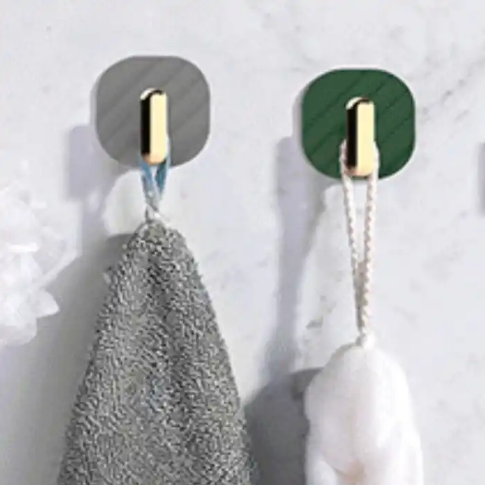 Şık Tasarım Yapışkanlı Retro Dolap Kapak Kulpu Gri 2li Set