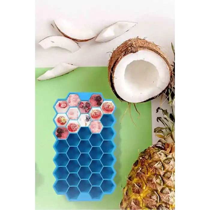 Ergonomik Petek Tasarımlı Çok Amaçlı Silikon Buz Kalıbı