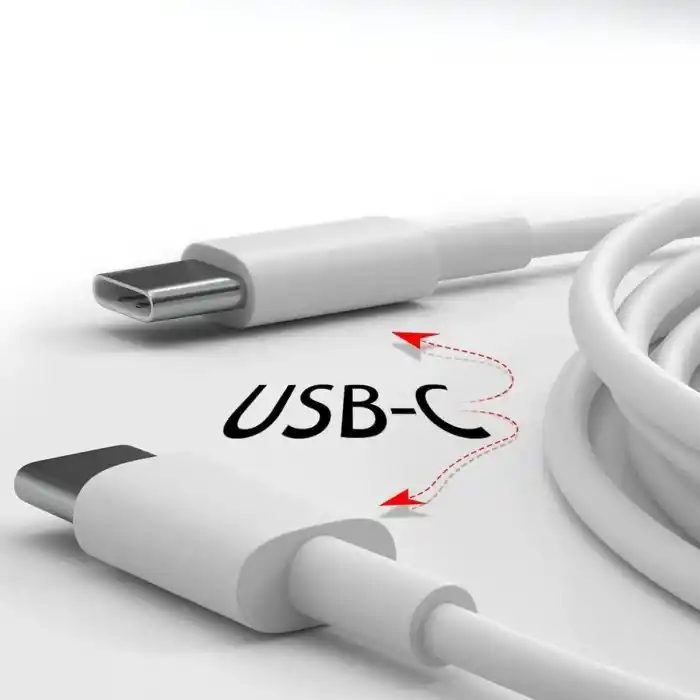 Yüksek Hızlı Şarj İçin Dayanıklı Hasır Örgü Type-C Kablo 1 m