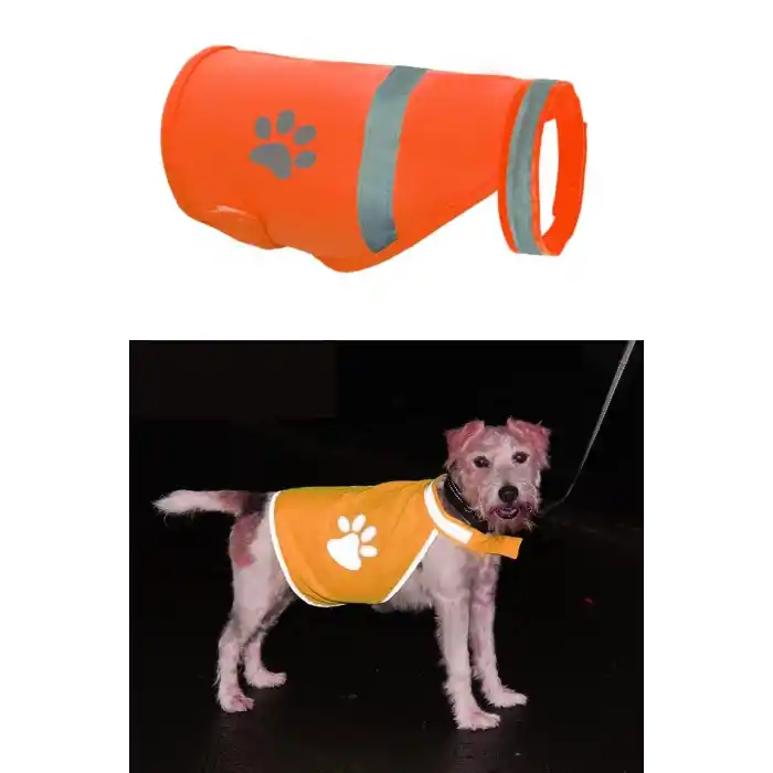 Ergonomik Gece Görüşlü Su Geçirmez Cırt Cırtlı Köpek Yeleği Medium