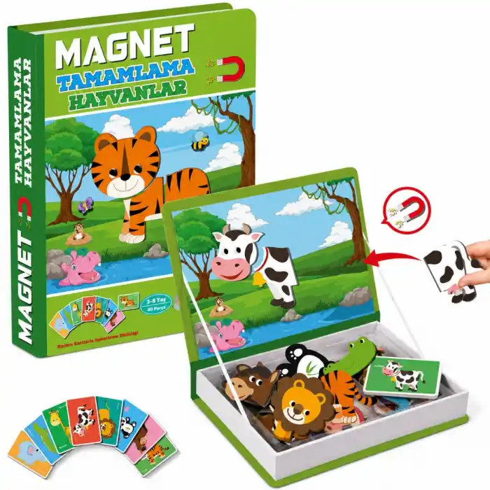 Eğlenceli Hayvan Magnet Seti 3+ Yaş İçin