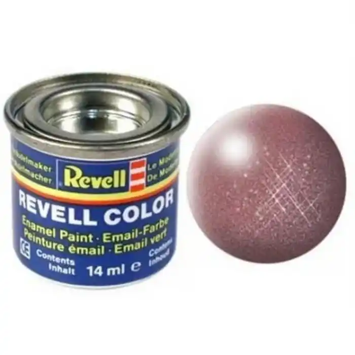 Metallic Renkli Boya 14 ml - Email Copper
