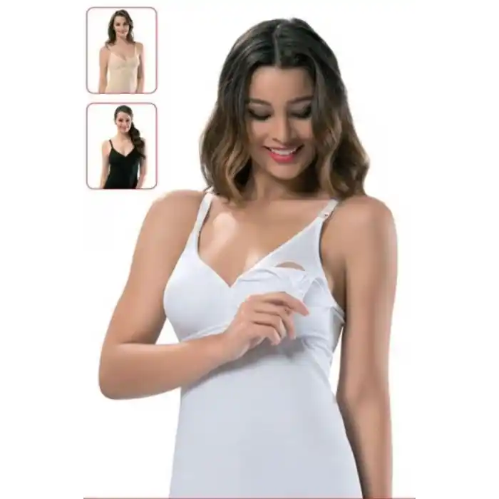 Şık Emzirme Atleti 1268 Cream 1 Adet