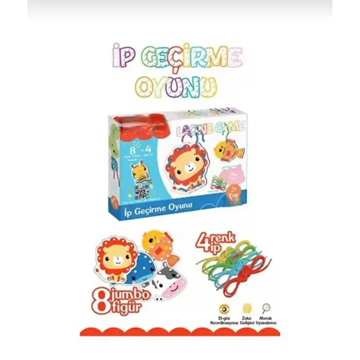Eğlenceli İp Geçirme Oyunu 1 Adet Çocuklar için
