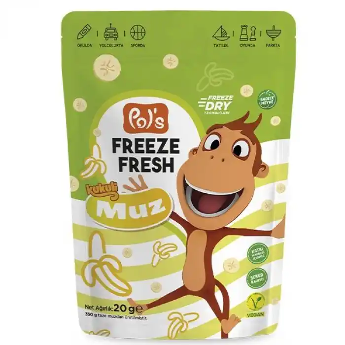Kuru Muz Atıştırmalığı 20 Gr - Freeze Fresh