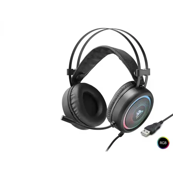 Oyun Kulaklığı 7.1 USB RGB Siyah - PC ve PS4 Uyumlu