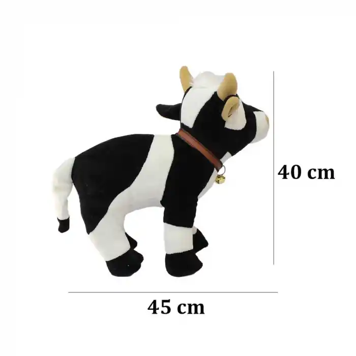 Sevimli İnek Peluş Oyuncak 45 cm Çocuklar İçin