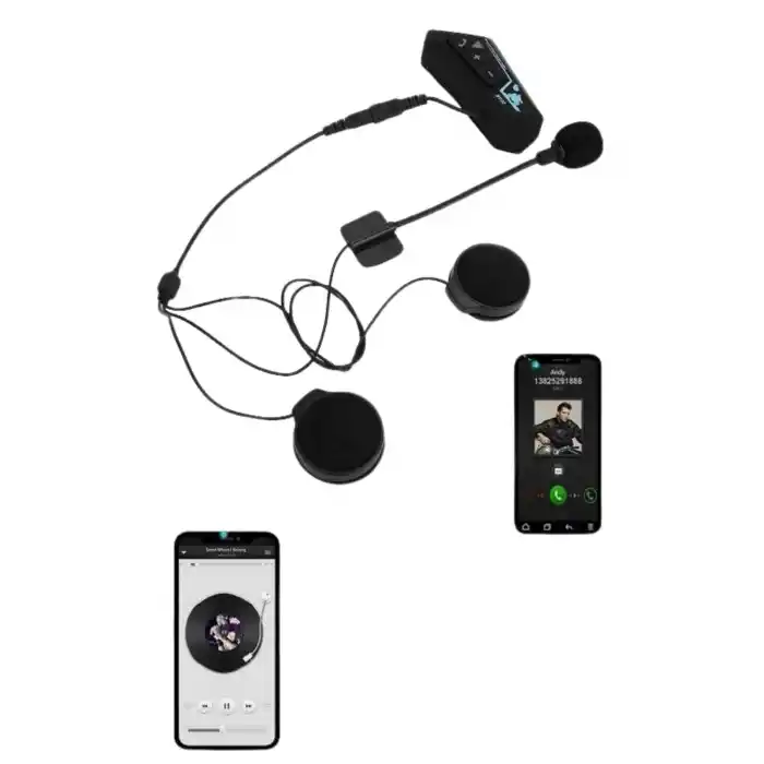 Bluetooth 5.0 Motosiklet Kask Kulaklığı - Kesintisiz İletişim
