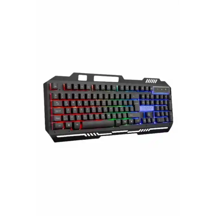 Gaming Oyuncu Klavye Mouse Seti LED Işıklı Siyah