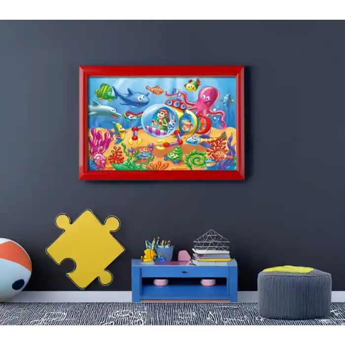 Eğlenceli Jumbo Puzzle 12 Parça Çocuklar İçin