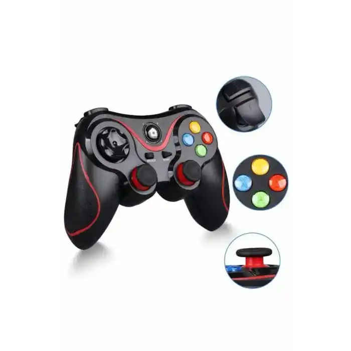 Bluetooth Oyun Kolu Kablosuz Gamepad Android Uyumlu