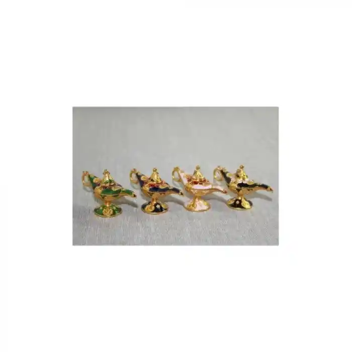 Otantik Mineli Metal Alaatin Lambası 6 cm Dekoratif