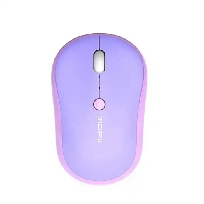 Şık Mor Kablosuz Mouse Ergonomik Tasarım ile