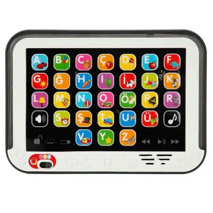 Eğitici Sesli Işıklı Tablet 1 Adet Çocuklar için