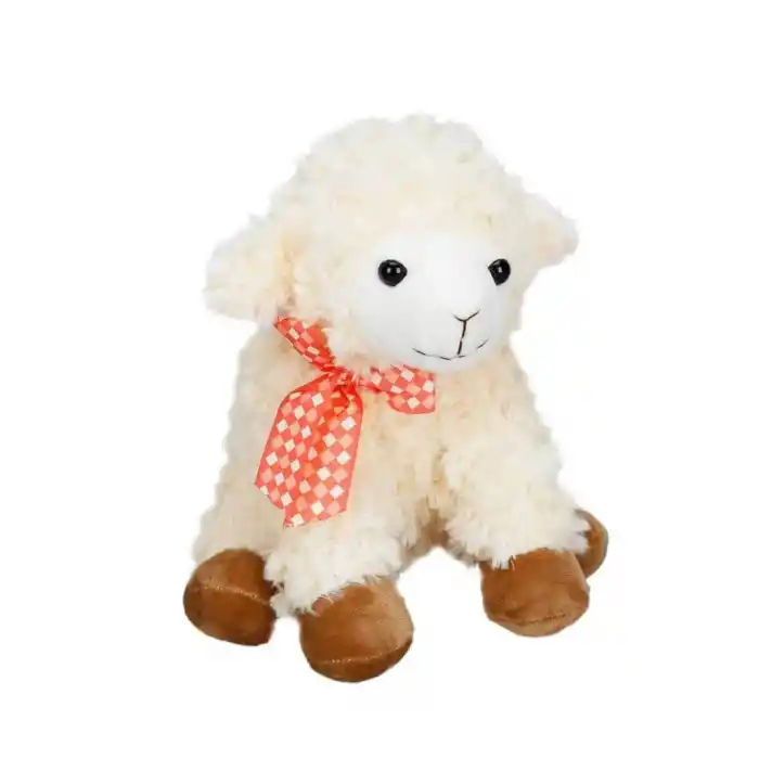 Peluş Kuzu Figürü 24 cm Yumuşak Oyun Arkadaşı