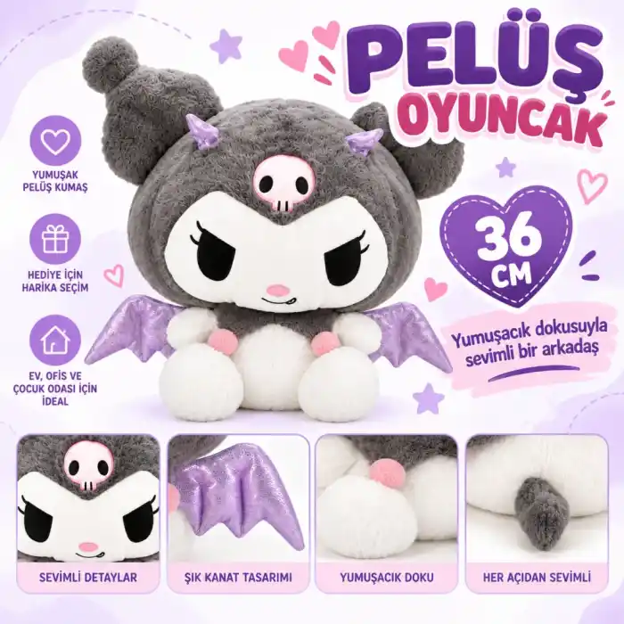 Yumuşak Peluş Oyuncak 36 cm Tek Adet