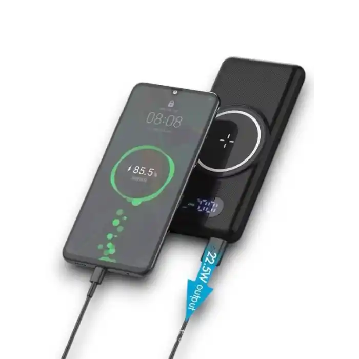 Kablosuz Hızlı Şarjlı Powerbank 10000mAh Çoklu Bağlantı