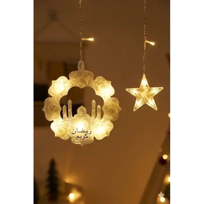 Şık Tasarım 3 Metre LED Işık Süsleme Seti - Ramazan ve Özel Günler İçin