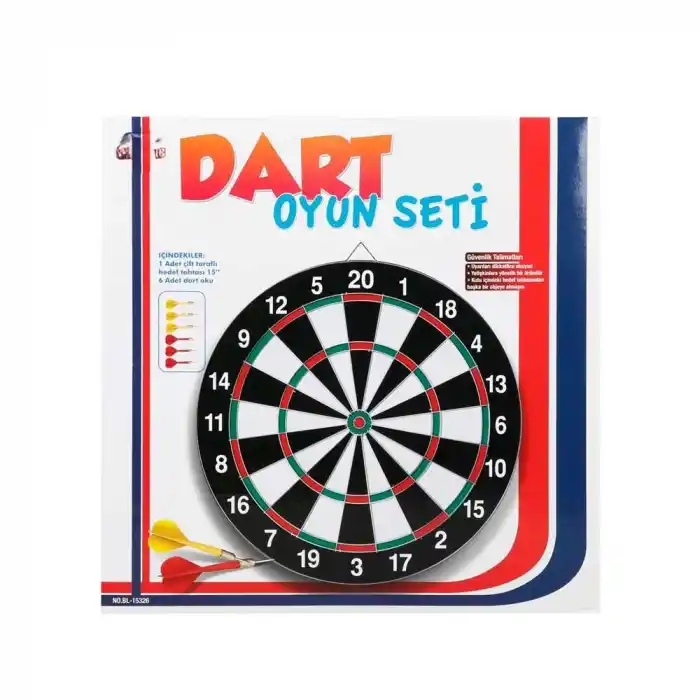 Dart Oklu Set 6 Adet 36,5 cm Eğlenceli Oyun