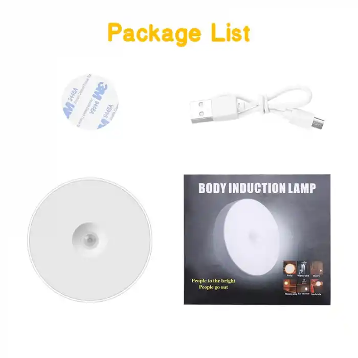 Sensörlü Gece LED Lambası 1 Watt Şarjlı İç Mekan Kullanımı