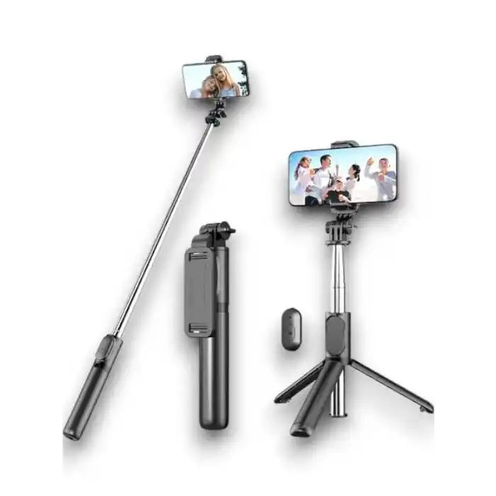 Bluetooth Destekli Uzaktan Kumandalı Selfie Çubuğu 680mm