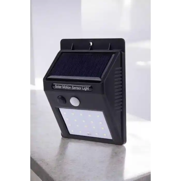 Güneş Enerjili Sensörlü Lamba 20 LED Duvar