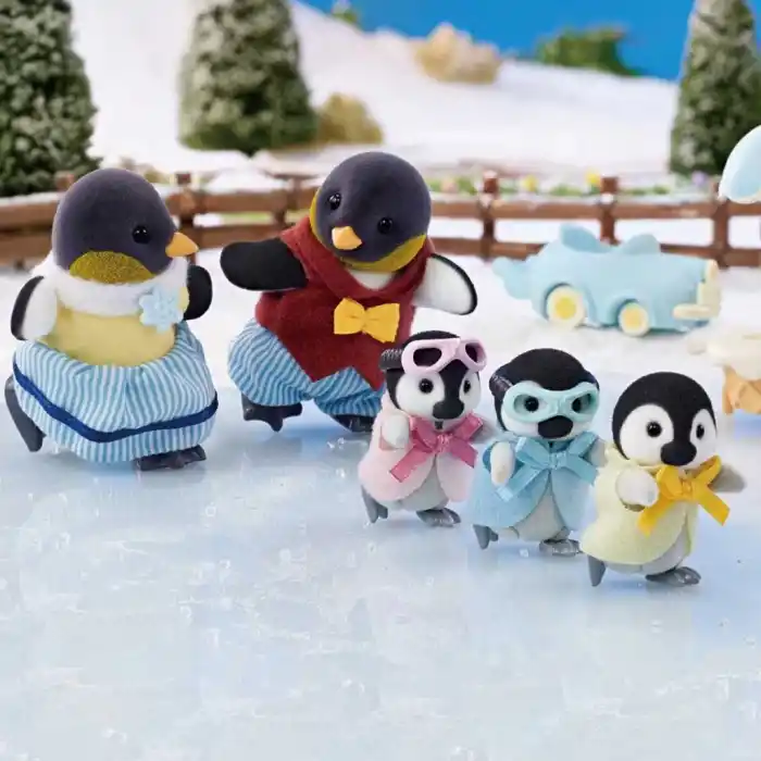Eğlenceli Penguen Ailesi 1 Adet Sylvanian Families