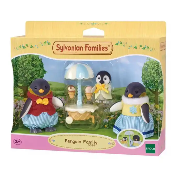 Eğlenceli Penguen Ailesi 1 Adet Sylvanian Families