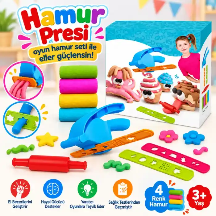 TCX 03553 EL PRESİ HAMUR SET 200GR