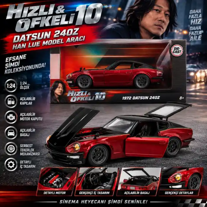 TCX 10 Datsun 240Z Han Lue Model Aracı
