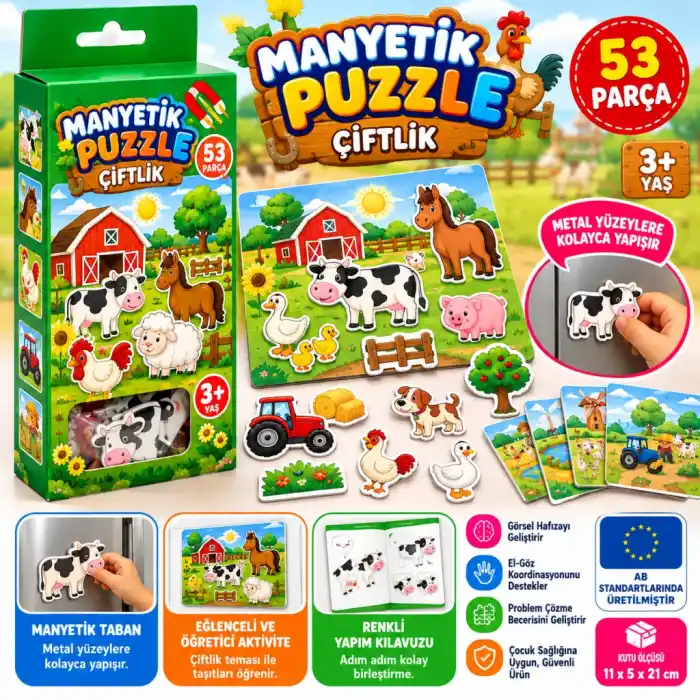 TCX 1345 MANYETİK ÇİFTLİK PUZZLE