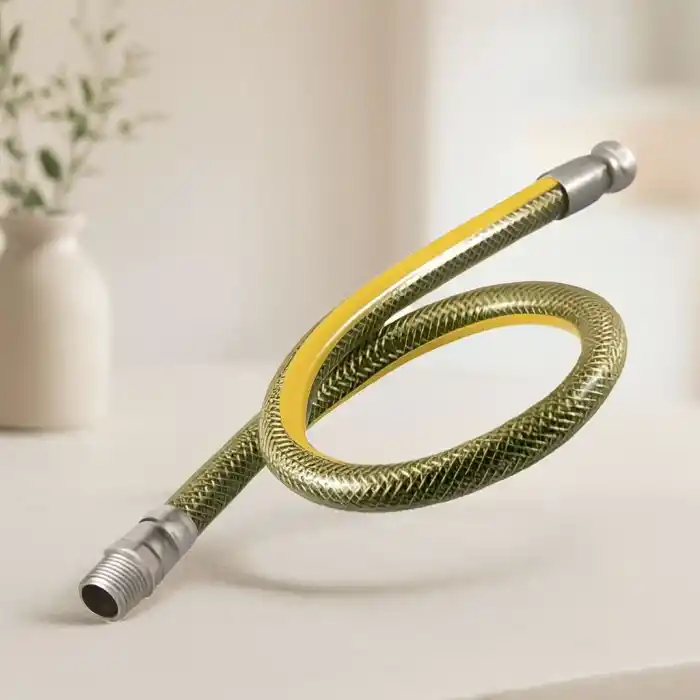 TCX 150 cm Doğalgaz Hortumu Çelik Örgülü