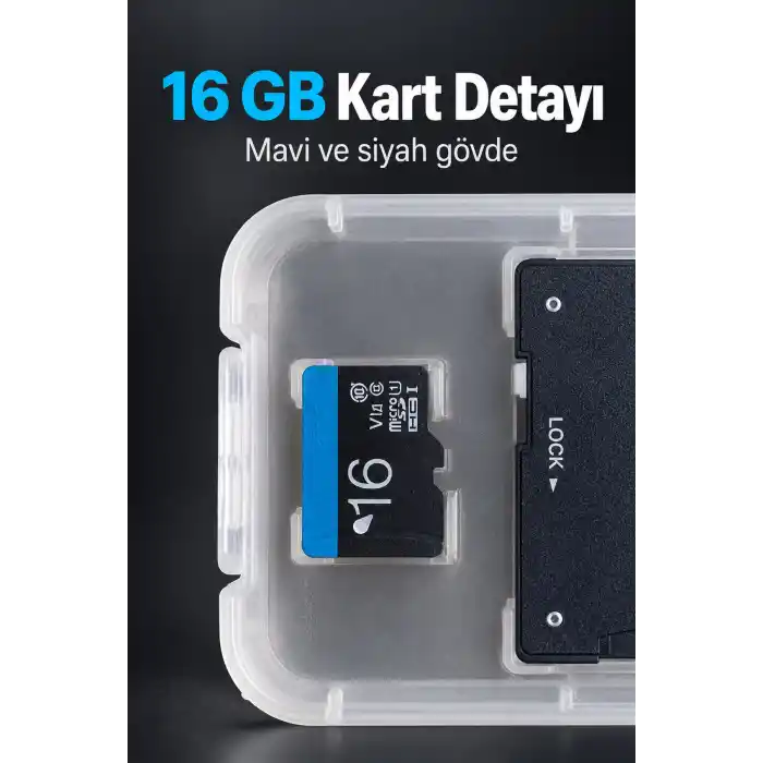 TCX 16 GB MicroSD Kart ve SD Adaptör Seti
