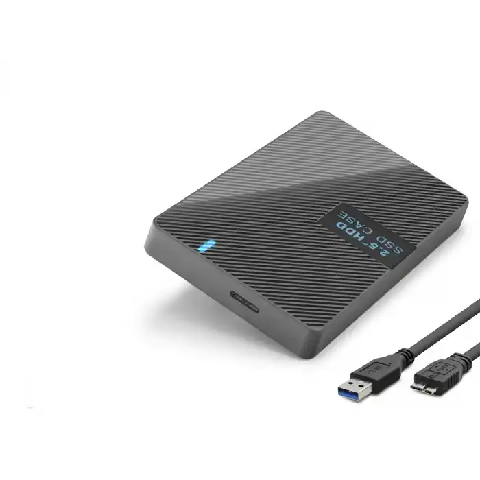 TCX 2.5 Sata Hdd/Ssd Harici Disk Kutusu Usb 3.0 Micro-B - Siyah HDX1792